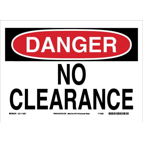 Brady 118207 Eco - Friendly Danger Sign MTESolutions