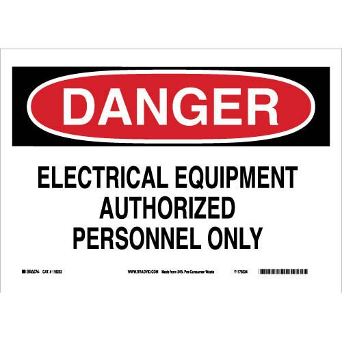 Brady 118233 Eco - Friendly Danger Sign MTESolutions