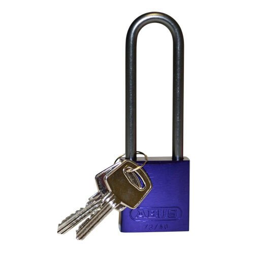 Brady 123300 Purple Aluminum Padlock MTESolutions