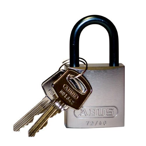 Brady 123320 Silver Aluminum Padlock MTESolutions