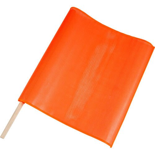 Brady 13377 Roll - Up Sign Warning Flag With 24" Handle MTESolutions