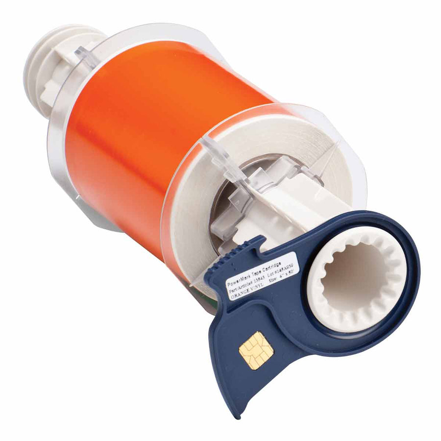 Brady 13567 Low - Halide Multi - Purpose Polyester Label Tape for BBP85 Printer, Orange, 4 in x 50 ft MTESolutions