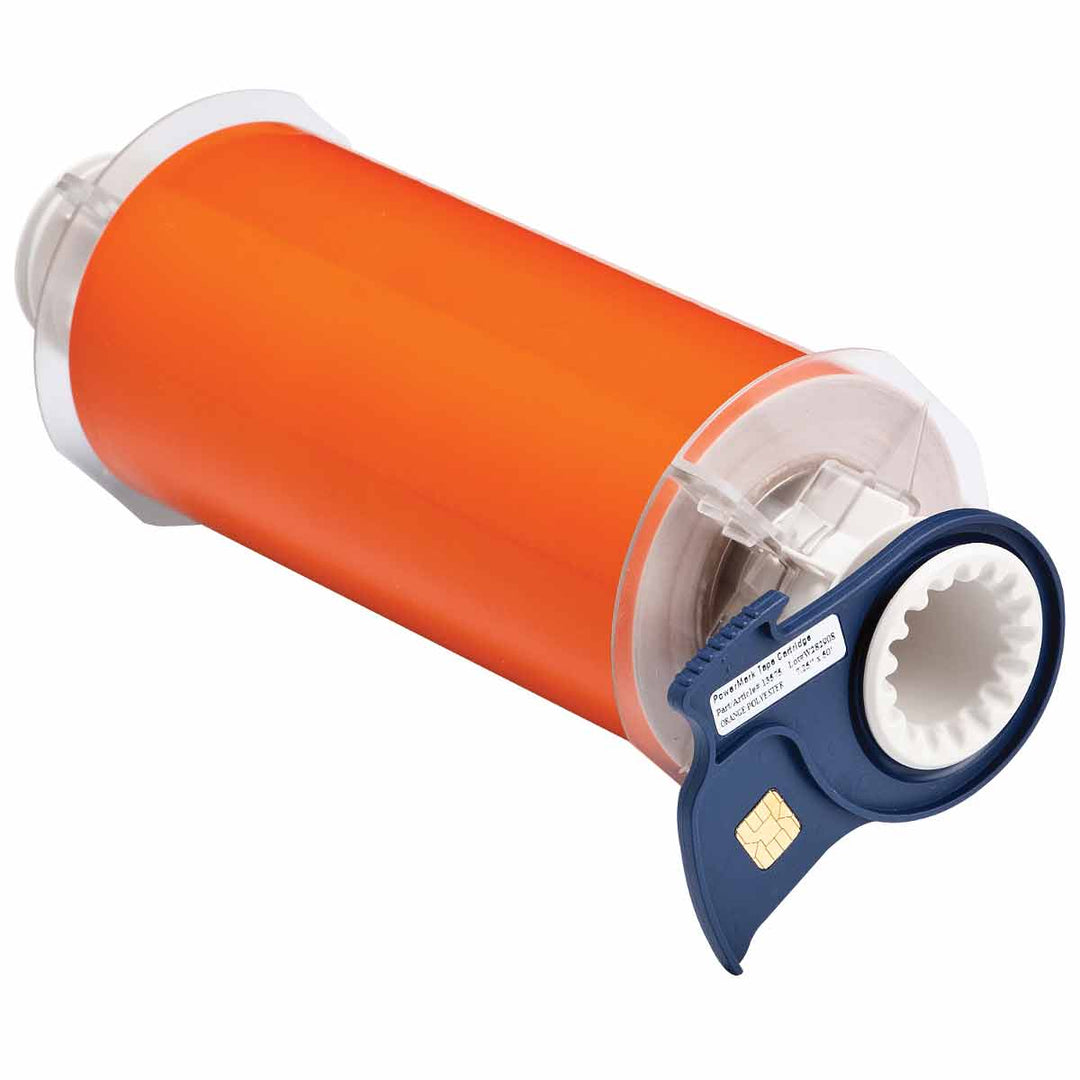 Brady 13571 Low - Halide Multi - Purpose Polyester Label Tape for BBP85 Printer, Orange, 6 in x 50 ft MTESolutions