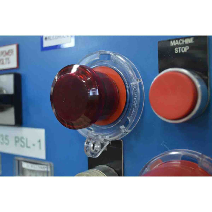 Brady 139793, Clear Push Button Lockout, Small Base + Short Cover, Button 16mm MTESolutions