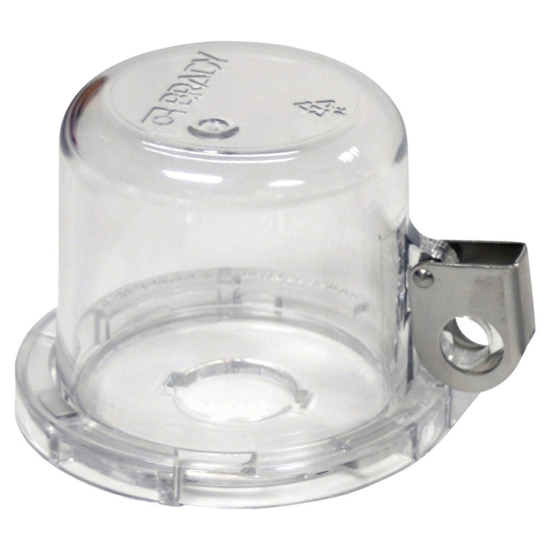 Brady 139793, Clear Push Button Lockout, Small Base + Short Cover, Button 16mm MTESolutions