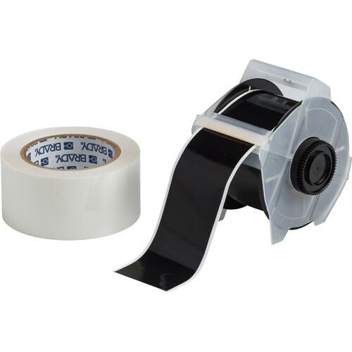 Brady 142158 Globalmark Black 2.25" Toughstripe Labels With Overlaminate MTESolutions
