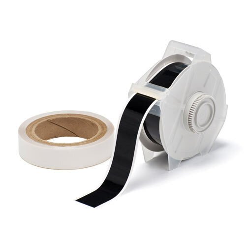 Brady 142159 Globalmark Black 1.25" Toughstripe Labels With Overlaminate MTESolutions