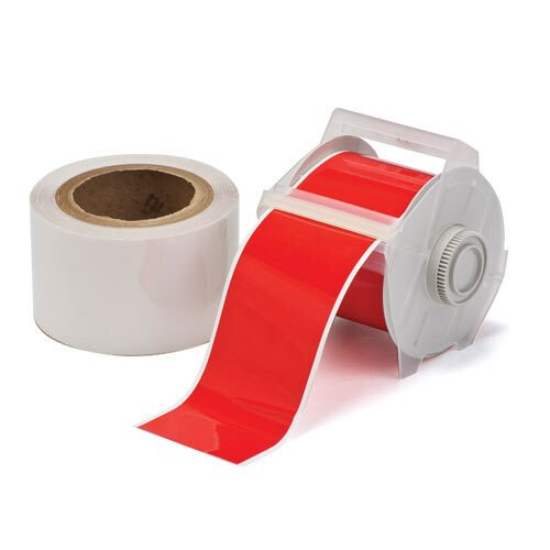 Brady 142165 Globalmark Red 2.25" Toughstripe Labels With Overlaminate MTESolutions