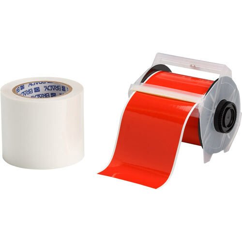 Brady 142167 Globalmark Red 4" Toughstripe Labels With Overlaminate MTESolutions