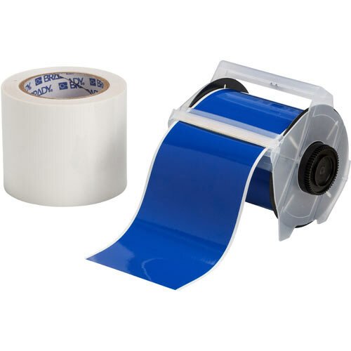 Brady 142170 Globalmark Blue 4" Toughstripe Labels With Overlaminate MTESolutions