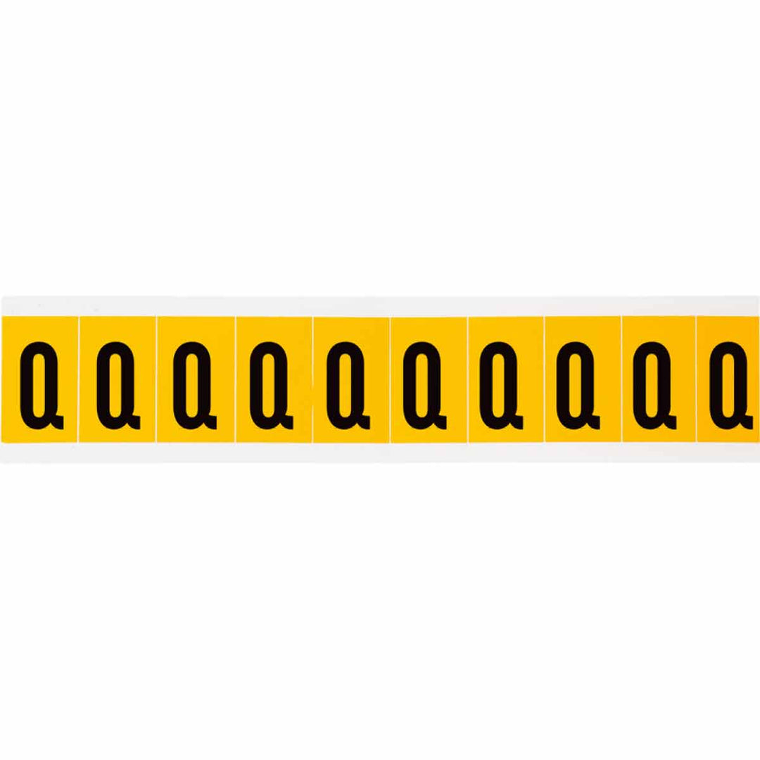 Brady 1530 - Q 15 Series Indoor - Outdoor Numbers & Letters, Letter Q MTESolutions