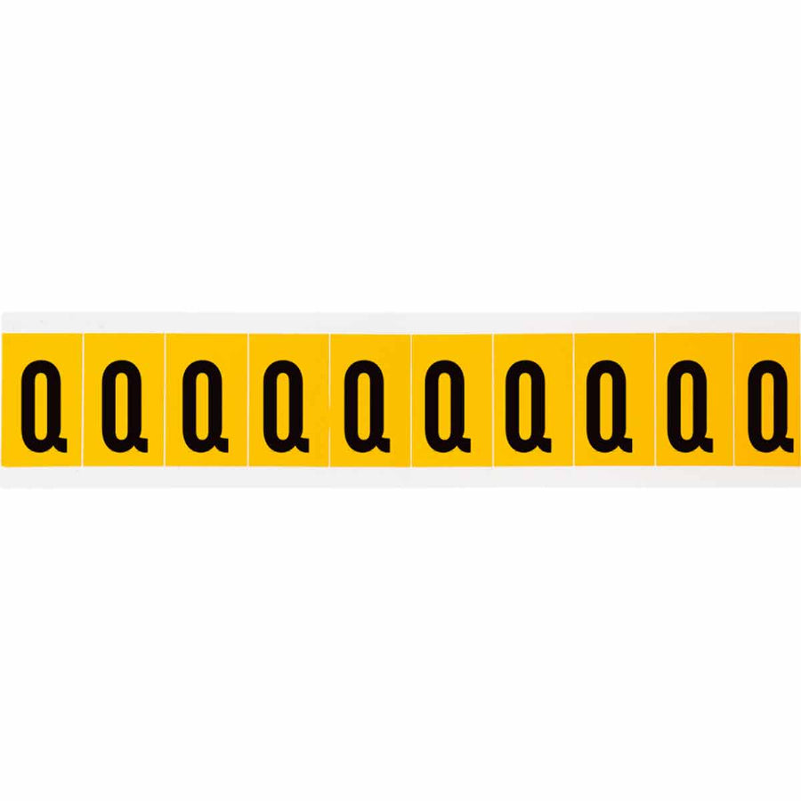 Brady 1530 - Q 15 Series Indoor - Outdoor Numbers & Letters, Letter Q MTESolutions