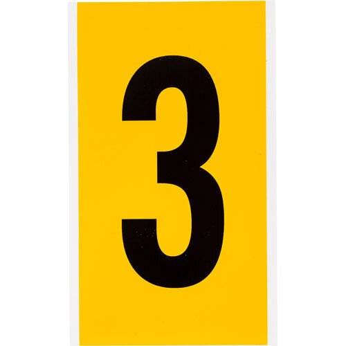 Brady 1570 - 3 15 Series Indoor - Outdoor Numbers & Letters MTESolutions