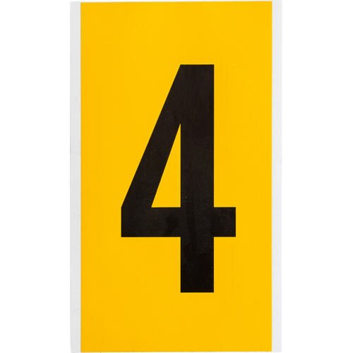 Brady 1570 - 4 15 Series Indoor - Outdoor Numbers & Letters MTESolutions