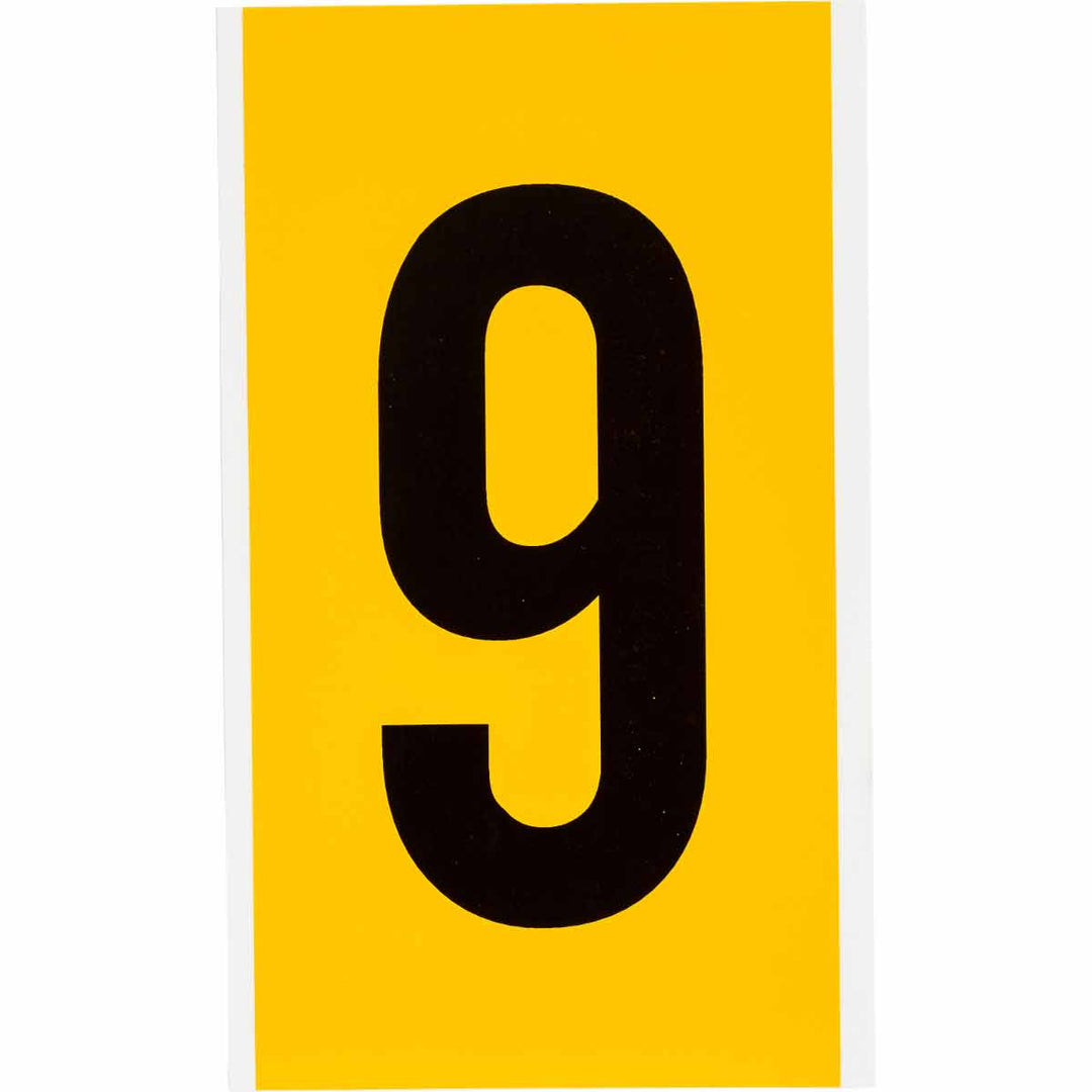 Brady 1570 - 9 15 Series Indoor - Outdoor Numbers & Letters, Number 9 MTESolutions
