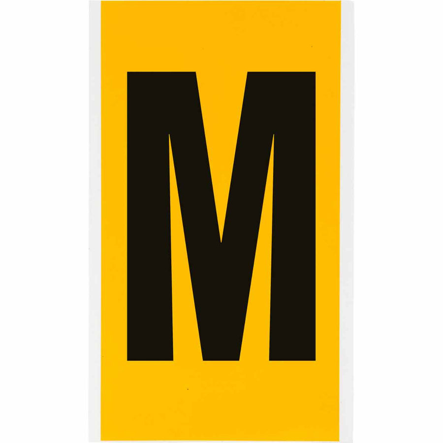 Brady 1570 - M 15 Series Indoor - Outdoor Numbers & Letters, 6 in, Letter M MTESolutions
