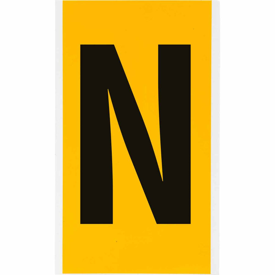 Brady 1570 - N 15 Series Indoor - Outdoor Numbers & Letters, 6 in, Letter N MTESolutions