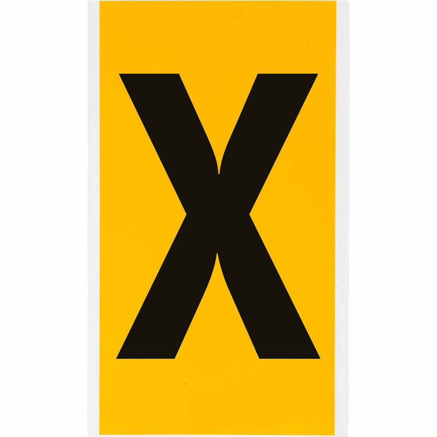Brady 1570 - X 15 Series Indoor - Outdoor Numbers & Letters, 6 in, Letter X MTESolutions