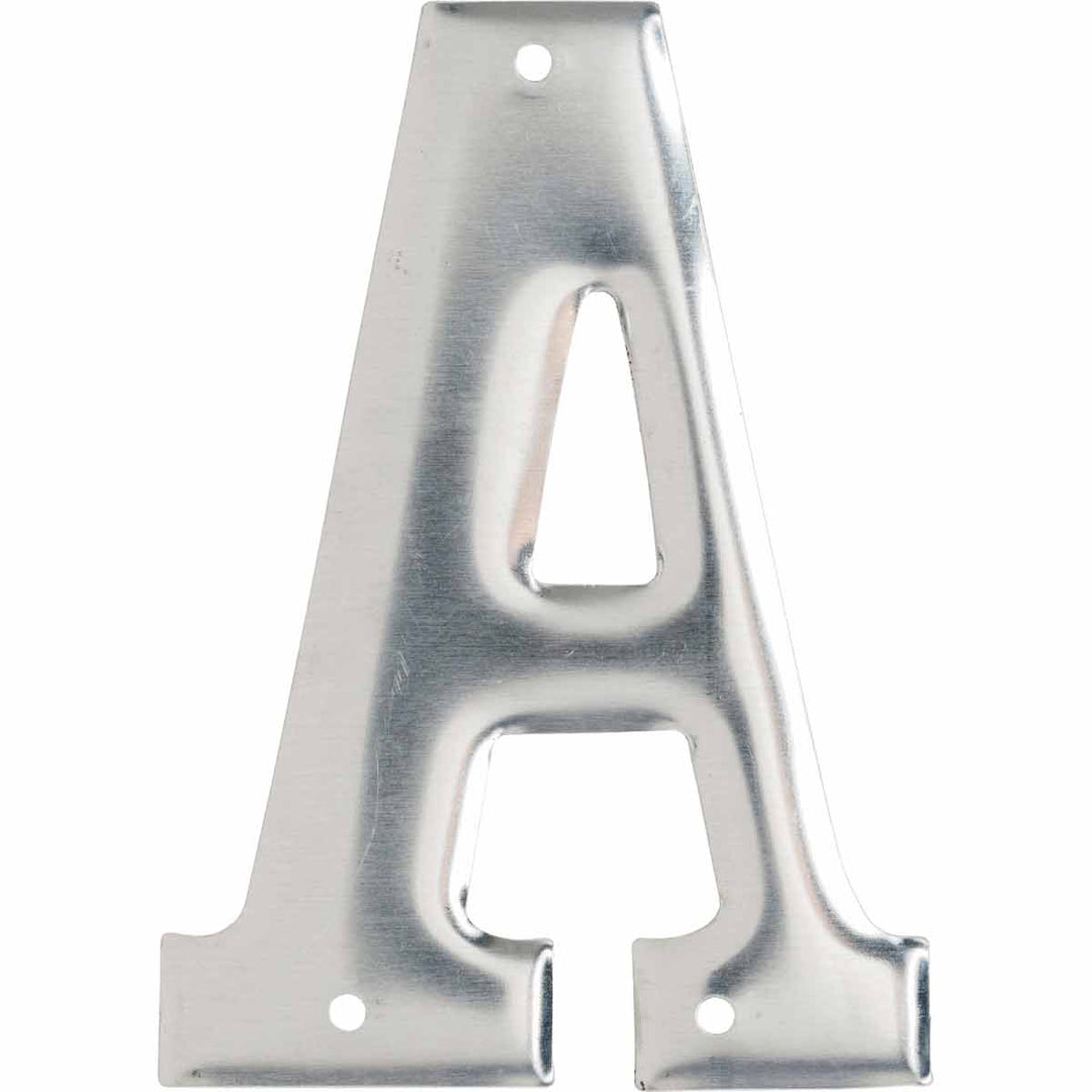 Brady 1600 - A Aluminum Embossed Numbers & Letters, Letter A MTESolutions