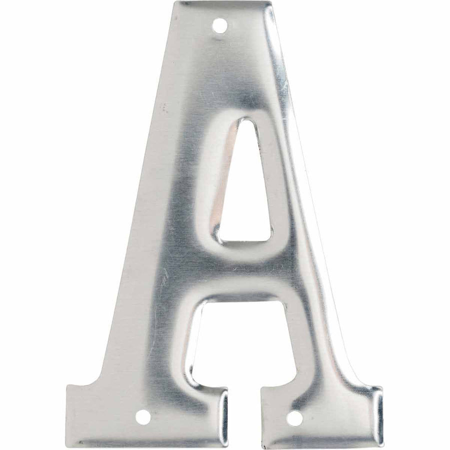 Brady 1600 - A Aluminum Embossed Numbers & Letters, Letter A MTESolutions