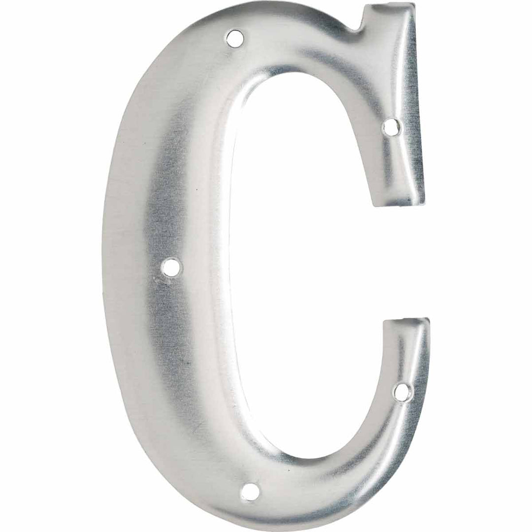 Brady 1600 - C Aluminum Embossed Numbers & Letters, Letter C MTESolutions
