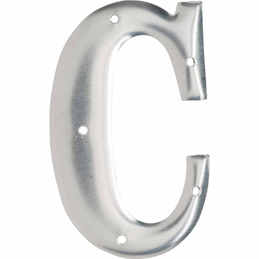 Brady 1600 - C Aluminum Embossed Numbers & Letters, Letter C MTESolutions