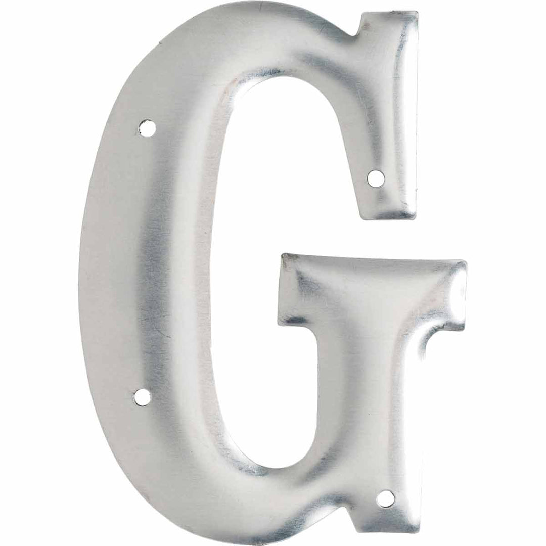 Brady 1600 - G Aluminum Embossed Numbers & Letters, Letter G MTESolutions