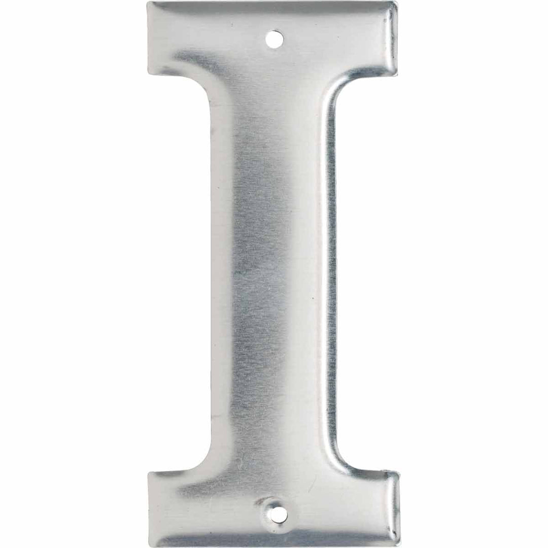 Brady 1600 - I Aluminum Embossed Numbers & Letters, Letter I MTESolutions