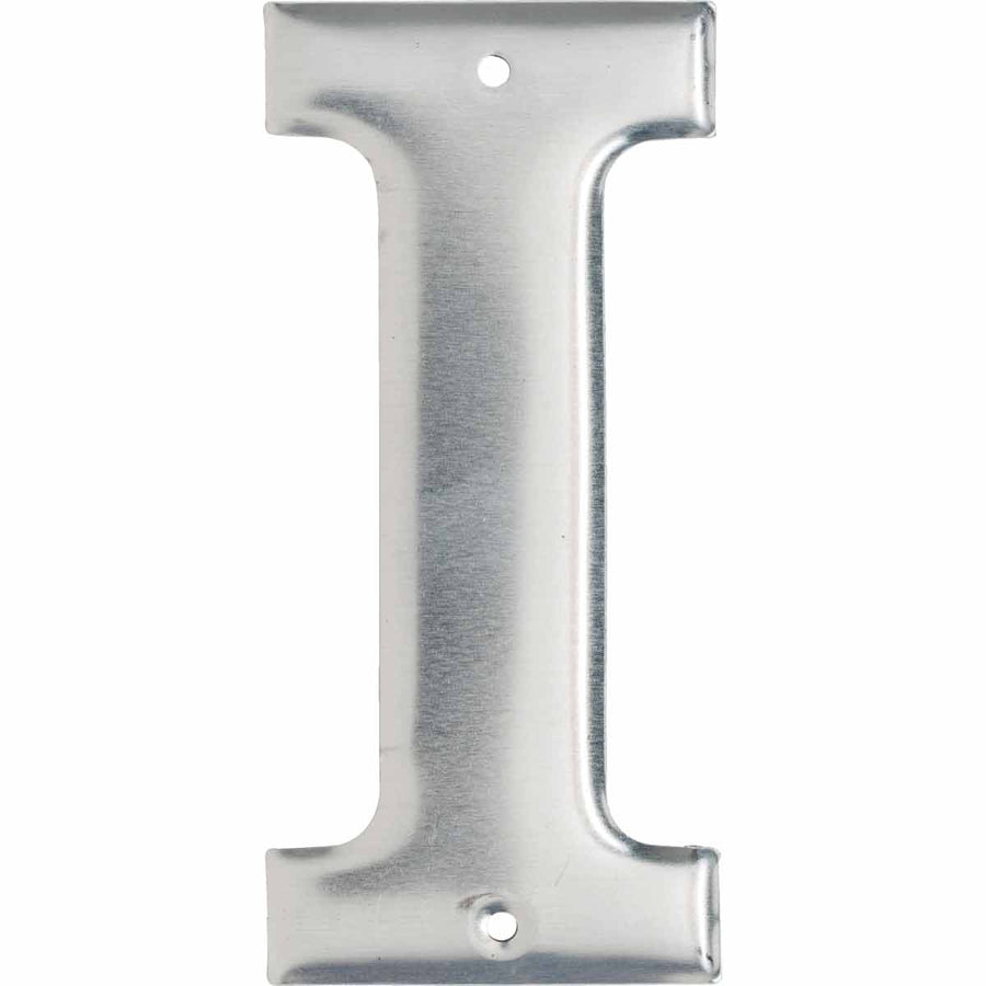 Brady 1600 - I Aluminum Embossed Numbers & Letters, Letter I MTESolutions