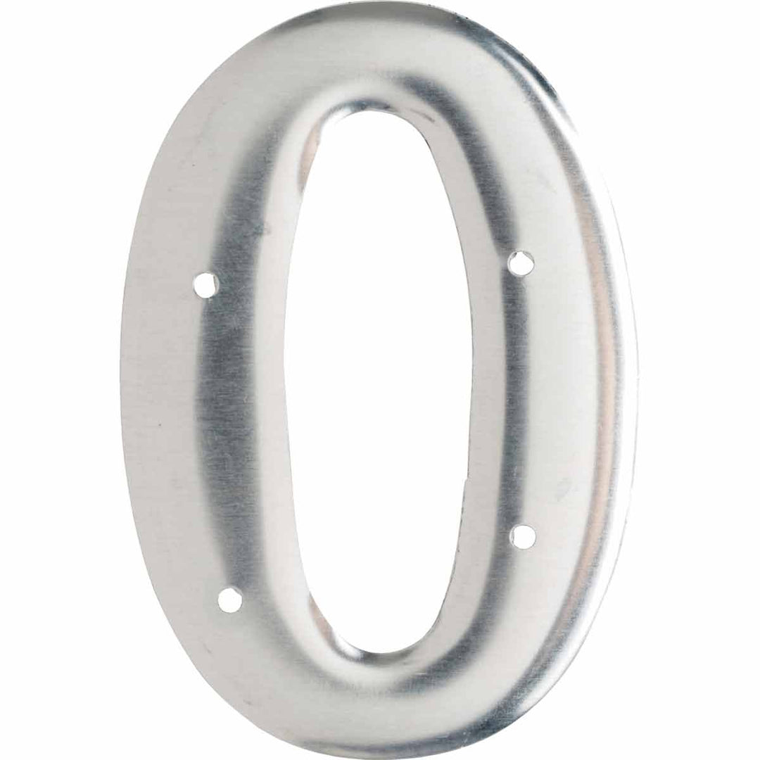 Brady 1600 - O Aluminum Embossed Numbers & Letters, Letter O MTESolutions