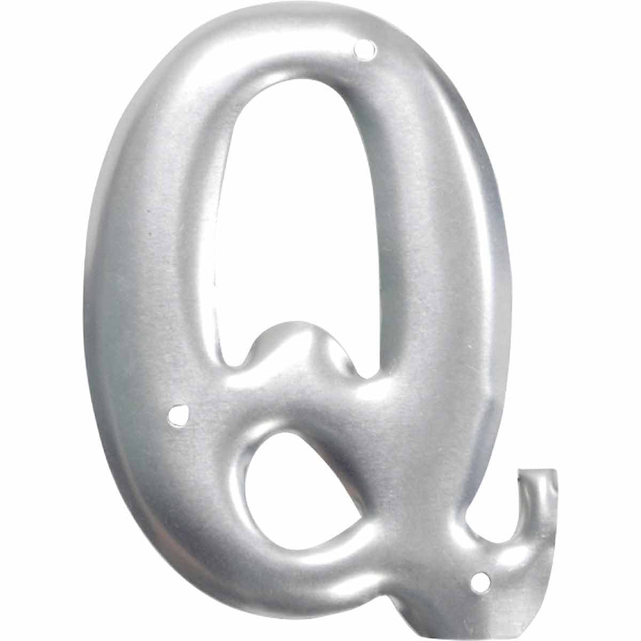 Brady 1600 - Q Aluminum Embossed Numbers & Letters, Letter Q MTESolutions