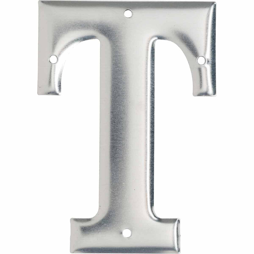 Brady 1600 - T Aluminum Embossed Numbers & Letters, Letter T MTESolutions