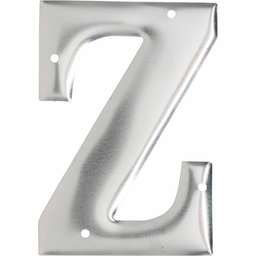 Brady 1600 - Z Aluminum Embossed Numbers & Letters, Letter Z MTESolutions