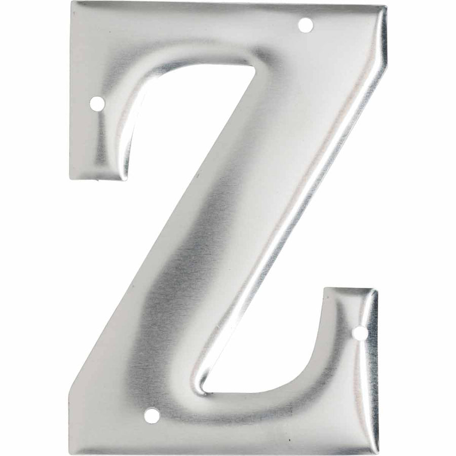 Brady 1600 - Z Aluminum Embossed Numbers & Letters, Letter Z MTESolutions