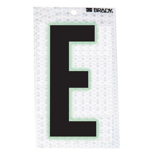 Brady 3000 - E Glow - In - The - Dark - Ultra Reflective Letter - E MTESolutions