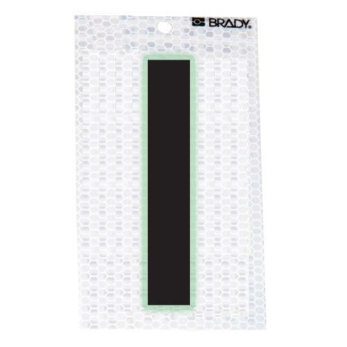 Brady 3000 - I Glow - In - The - Dark - Ultra Reflective Letter - I MTESolutions