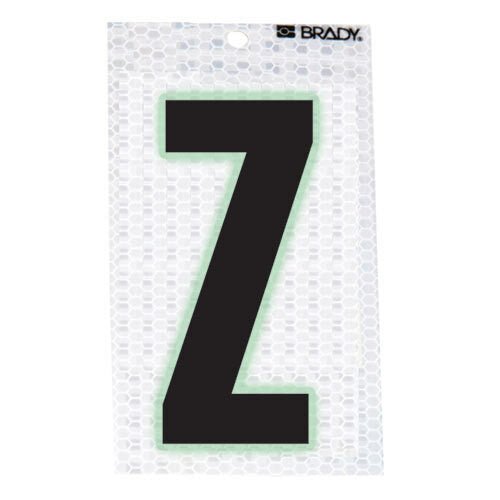 Brady 3000 - Z Glow - In - The - Dark - Ultra Reflective Letter - Z MTESolutions