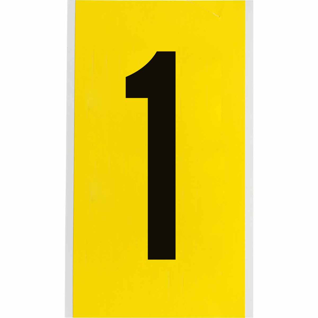 Brady 3470 - 1 34 Series Indoor Repositionable Numbers And Letters, 6 in, Number 1 MTESolutions