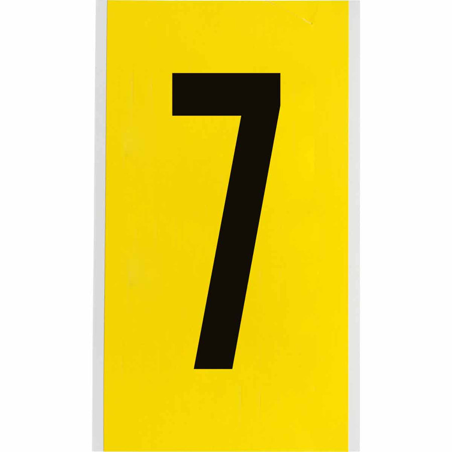 Brady 3470 - 7 34 Series Indoor Repositionable Numbers And Letters, 6 in, Number 7 MTESolutions