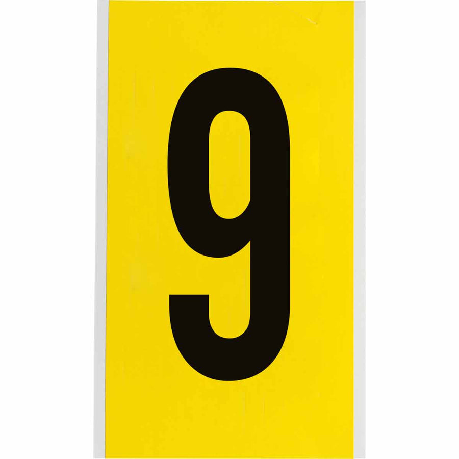 Brady 3470 - 9 34 Series Indoor Repositionable Numbers And Letters, 6 in, Number 9 MTESolutions