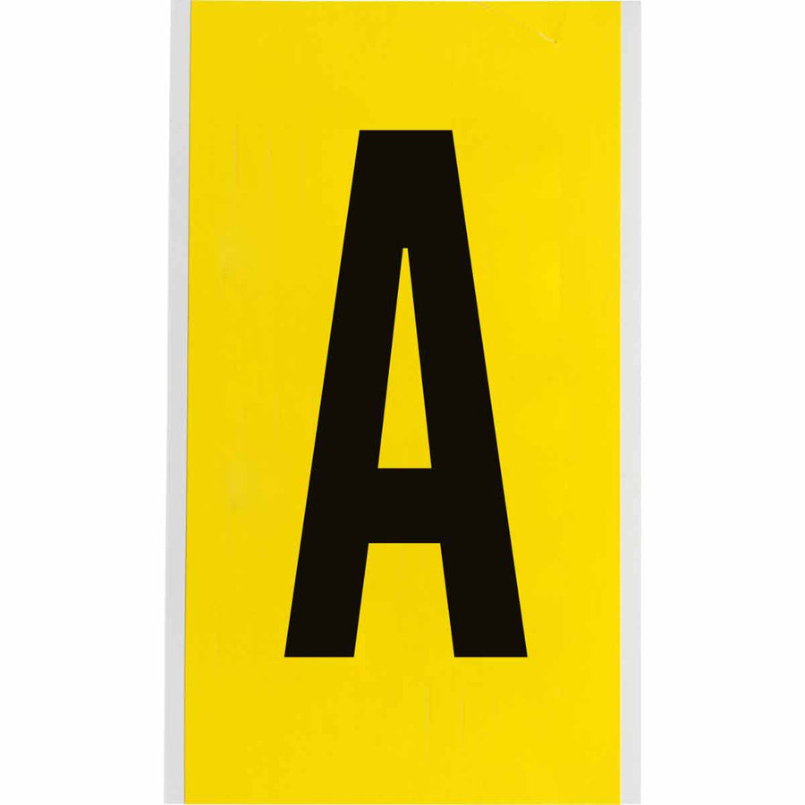 Brady 3470 - A 34 Series Indoor Repositionable Numbers And Letters, 6 in, Letter A MTESolutions