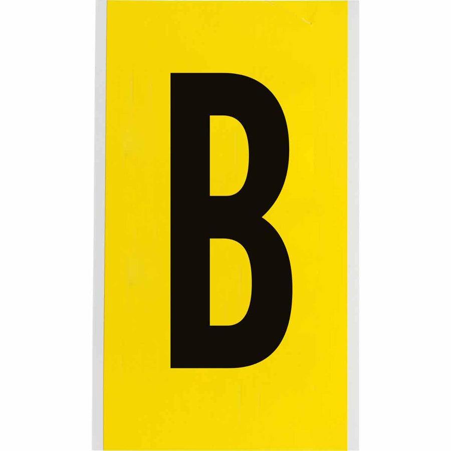 Brady 3470 - B 34 Series Indoor Repositionable Numbers And Letters, 6 in, Letter B MTESolutions