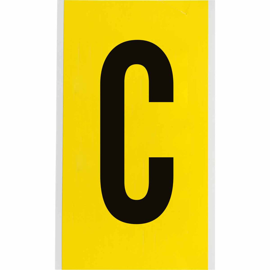 Brady 3470 - C 34 Series Indoor Repositionable Numbers And Letters, 6 in, Letter C MTESolutions