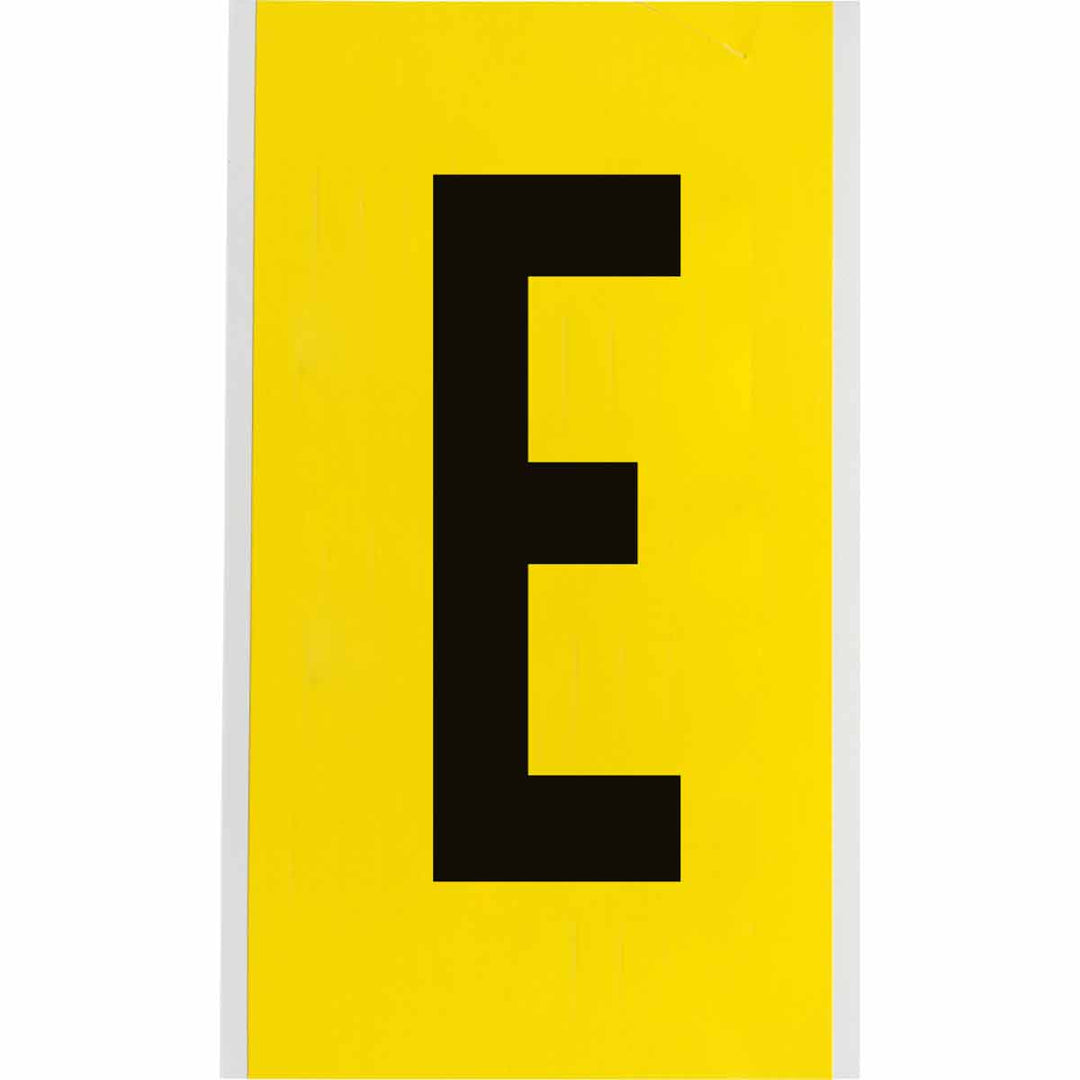 Brady 3470 - E 34 Series Indoor Repositionable Numbers And Letters, 6 in, Letter E MTESolutions
