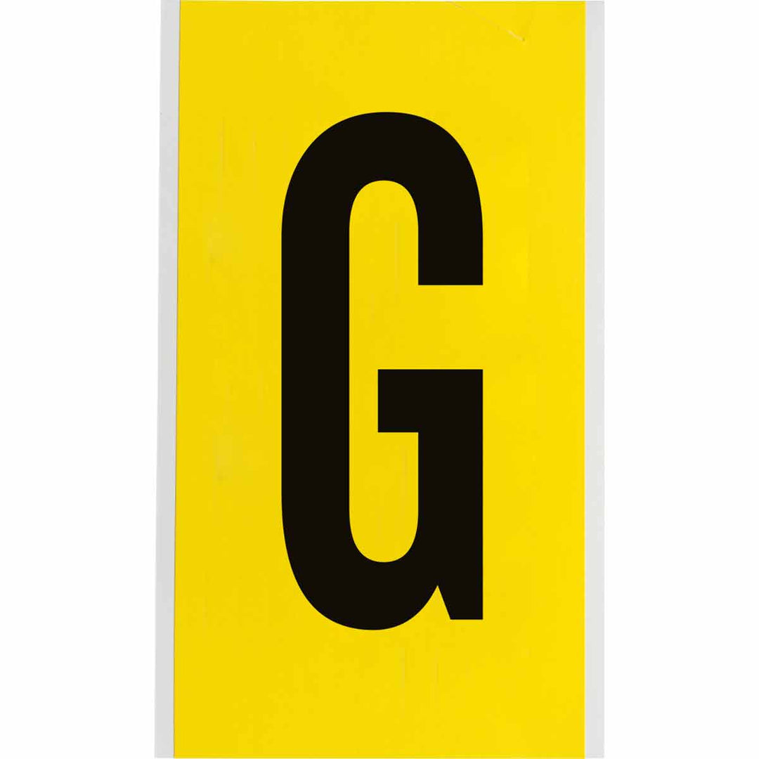Brady 3470 - G 34 Series Indoor Repositionable Numbers And Letters, 6 in, Letter G MTESolutions