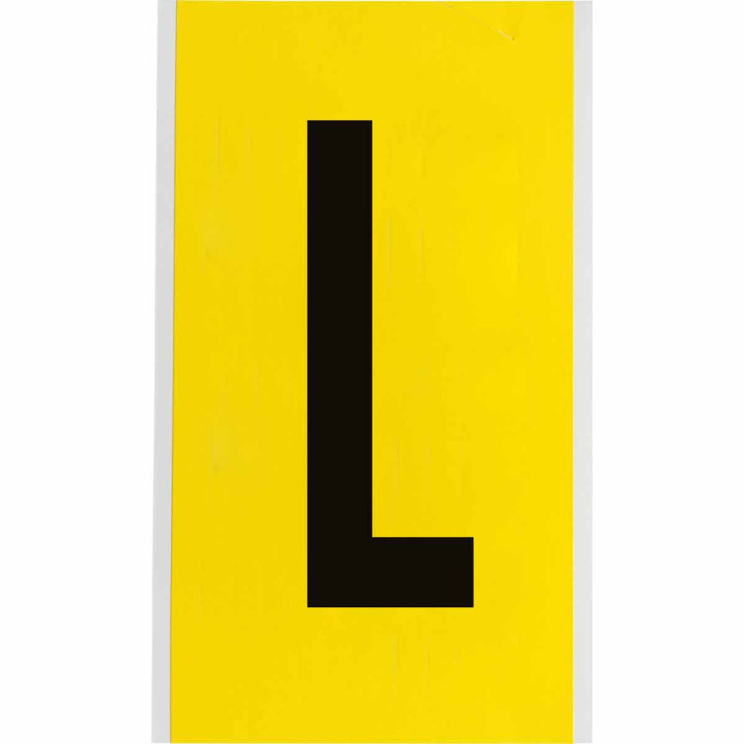 Brady 3470 - L 34 Series Indoor Repositionable Numbers And Letters, 6 in, Letter L MTESolutions