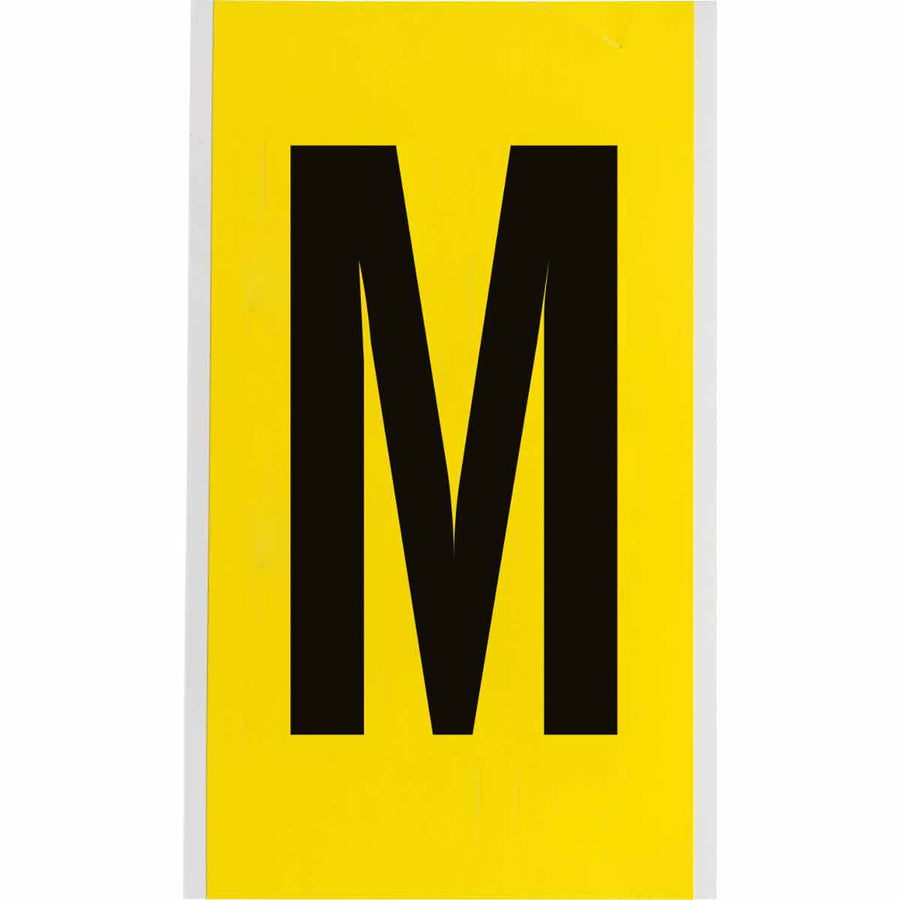 Brady 3470 - N 34 Series Indoor Repositionable Numbers And Letters, 6 in, Letter M MTESolutions