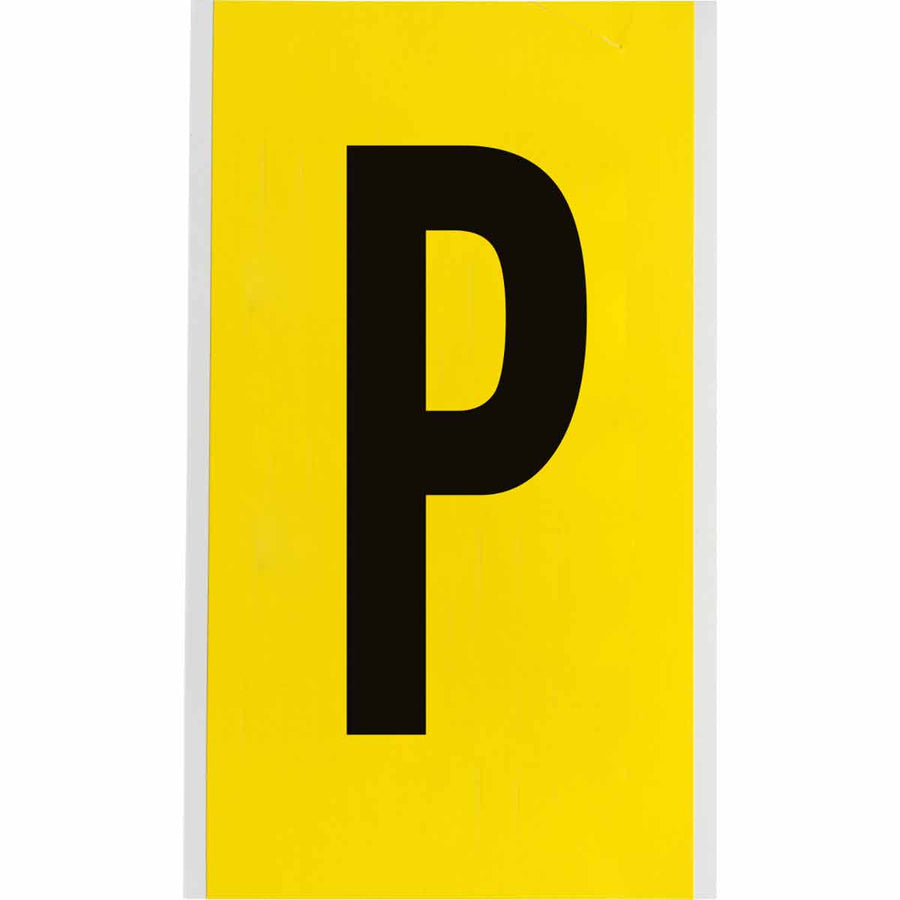 Brady 3470 - P 34 Series Indoor Repositionable Numbers And Letters, 6 in, Letter P MTESolutions