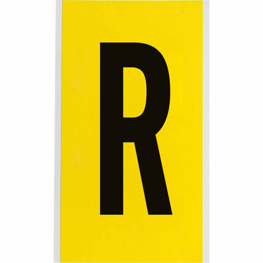 Brady 3470 - R 34 Series Indoor Repositionable Numbers And Letters, 6 in, Letter R MTESolutions