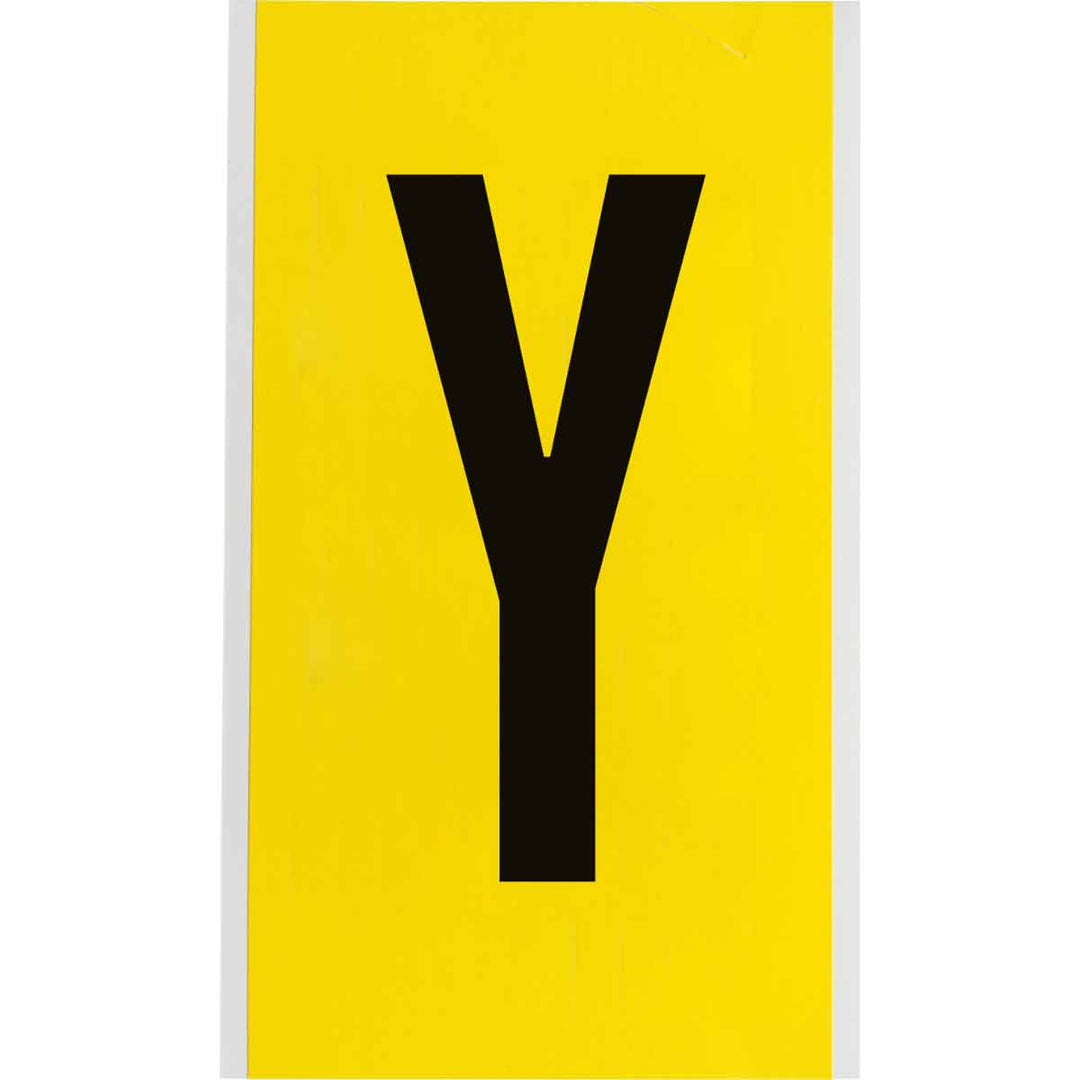 Brady 3470 - Y 34 Series Indoor Repositionable Numbers And Letters, 6 in, Letter Y MTESolutions